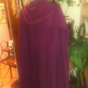 Full length hooded cape